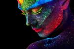 بستن پرتره انتزاعی UV