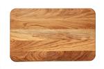 تخته برش چوبی مستطیل شکل جدید نمای بالا ایزوله