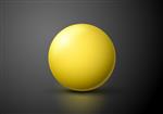 توپ زرد کره در یک زمینه تاریک وکتور برای طراحی گرافیک شما