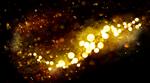 ستارگان پر زرق و برق کریسمس و سال نو روی پس‌زمینه سیاه بوکه پس‌زمینه‌ای با ستاره‌های طلایی درخشان