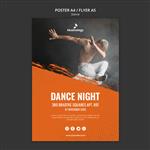 قالب پوستر موسیقی شناسی شب رقص