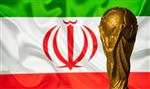 6 اکتبر 2021 تهران ایران جام جهانی فوتبال در پس زمینه پرچم ایران