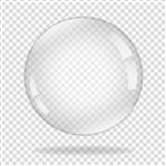 حباب صابون آب با سایه نرم