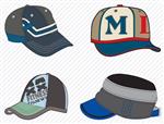 کلاه های رنگارنگ ورزشی لوازم جانبی مردانه مد زنانه سرپوش کلاه ورزشی کلاه بیسبال - وکتور