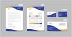 هویت برند تجاری شرکتی طراحی ثابت سربرگ کارت ویزیت فاکتور پاکت نامه طراحی راه اندازی