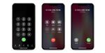استانبول ترکیه - 23 مارس 2022 مجموعه مفهومی طراحی صفحه نمایش تماس اپل iPhone IOS با پس زمینه تار واقع گرایانه برای UI UX صفحه تماس ورودی تماس خروجی و الگوی صفحه نمایش اشغال کاربر