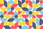 پوستر آثار هنری مینیمالیستی هندسه با شکل و شکل ساده طراحی الگوی برداری انتزاعی برای بنر وب ارائه تجاری بسته برندینگ چاپ پارچه کاغذ دیواری