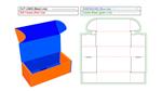 جعبه حمل و نقل Indestructo Mailer Box موجدار Indestructo box dieline و فایل وکتور سه بعدی قابل ویرایش قابل تغییر اندازه