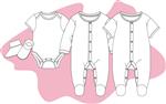 ست طراحی لباس کودک کت و شلوار آستین کوتاه لباس خواب آستین بلند سرهنگ ست چکمه وکتور طرح تخت قالب طراحی لباس کودک
